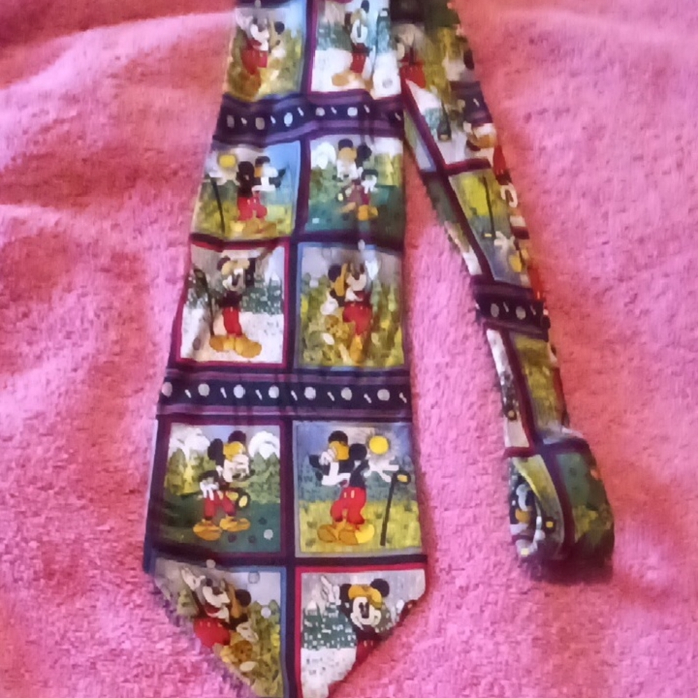 Disney Mickey Mouse Multicolor Tie